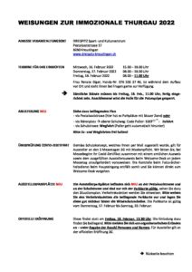 WEISUNGEN ZUR IMOZIONALE 2022 - Immozionale